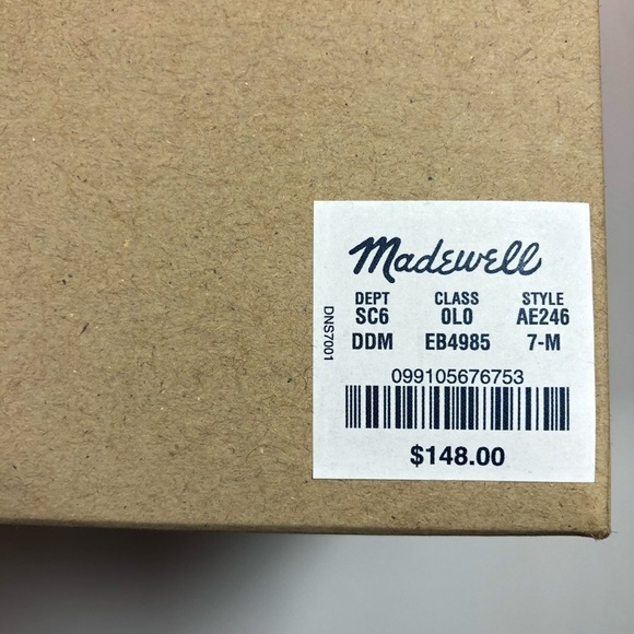 Madewell Brown Liv Leopard Calf Hair Sandals 7 - Picture 7 of 8